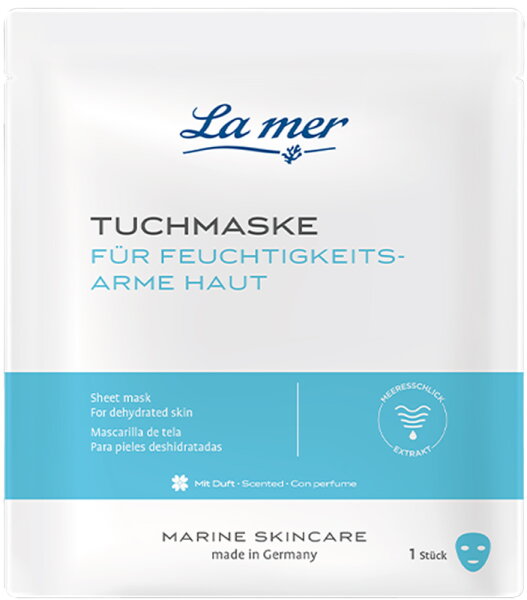 4043142704272 - La Mer Cuxhaven Tuchmaske fü r Feuchtigkeitsarme Haut (mit Parfum) 1 Stk