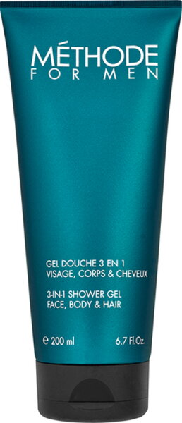 3355991007826 - Mé thode for Men 3-in-1 Shower Gel Face Body & Hair 200 ml