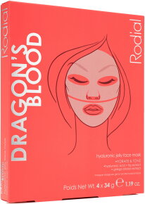 Rodial Dragon's Blood Hyaluronic Jelly Face Mask x4 pack 4 Stk.