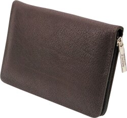 Erbe Collection siebenteiliges Manicure Set im Wasserbüffel-Lederetui 14,5 x 9,5 cm