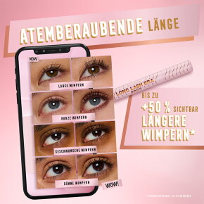 MF 2000 Calorie Long Lash Era Mascara 7.8 ml 002 Black Brown