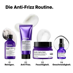 L'Or&eacute;al Professionnel Serie Expert Keratin Alpha Sleek Smooth Transformer Gl&auml;ttungspflege Haarkur 200 ml