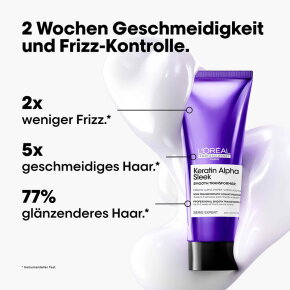L'Or&eacute;al Professionnel Serie Expert Keratin Alpha Sleek Smooth Transformer Gl&auml;ttungspflege Haarkur 200 ml