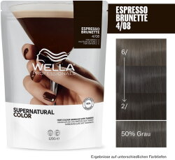 Wella WP Supernatural Color Haarfarbe 4/08 Espresso Brunette 120 g