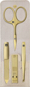 ZWILLING Beauty Premium Manik&uuml;re Set 4 tlg., Echtleder, beige 1 Stk.