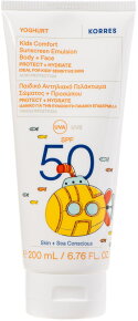 Korres YOGHURT Komfort Sonnenschutz-Emulsion f&uuml;r Kinder SPF50 200 ml