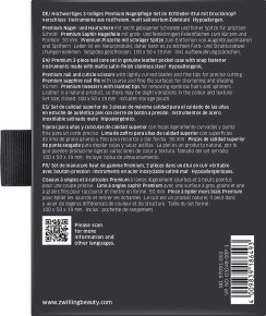 Zwilling TWINOX Manicure Sets Taschen-Etui, Rindleder, rot, 3-tlg. 50 x 100 mm