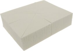Fantasia Make-up-Schwämmchen 8-teilig, Latex, Maße: 10 x 7 x 2,5 cm