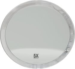 Fantasia Spiegel, 5-fach-Vergrößerung Durchmesser 23 cm mit 3 Saugnäpfen, Kunststoff