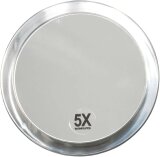 Fantasia Spiegel, 5-fach-Vergrößerung Durchmesser 15 cm mit 2 Saugnäpfen, Kunststoff
