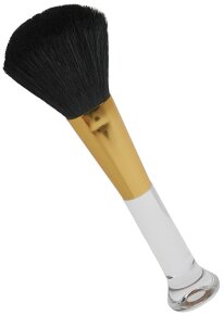 Fantasia Stand-Puderpinsel, Acryl/Gold, Naturhaar, Hhe: 17,5 cm