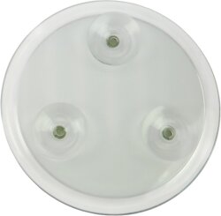 Fantasia Spiegel mit 3 Saugnäpfen, acryl 10-fach Vergrößerung, Ø 10 cm