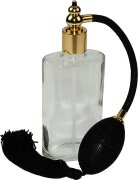 Fantasia Klarglas-Flasche oval, mit Ballpumpe, für 100 ml