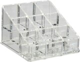 Fantasia Ständer für Lippenstifte + Nagellacke, Acryl, leer 11,5 x 11,5 cm