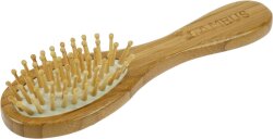 Fantasia Haarbürste, Bambus-Holz, Holzstifte mit Noppen, 18 x 5 cm