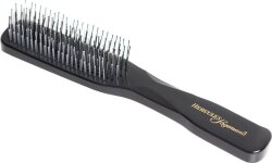 Hercules Sägemann Scalp Brush Deluxe Schwarz 8-Reihig Logo Gold 8300
