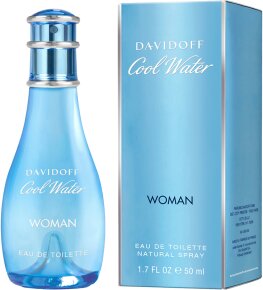 Davidoff Cool Water Woman Eau de Toilette (EdT) Natural Spray 50 ml