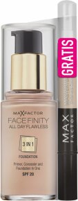 Aktion - Max Factor Facefinity All Day Flawless Foundation Caramel 85 + GRATIS Concealer Beige 309