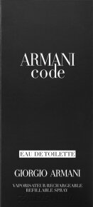 Giorgio Armani Code Homme Eau de Toilette (EdT) 75 ml