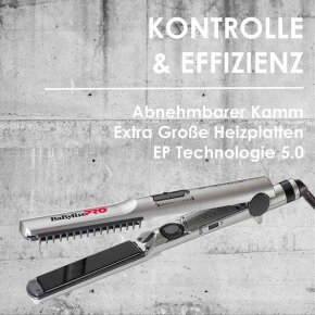 BaByliss Pro Glätteisen mit Kamm 25 mm EP (BAB2670EPE)