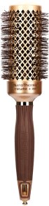Olivia Garden Expert Blowout Shine Wavy Bristles Gold&Brown 45