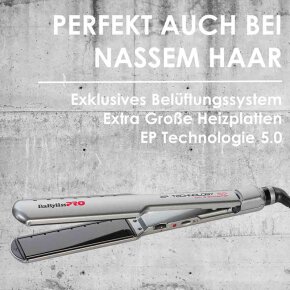 BaByliss Pro Glätteisen Wet & Dry EP silber (BAB2073EPE)