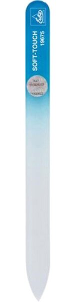 Erbe Selection Soft-Touch Glasnagelfeile 14 cm, blau