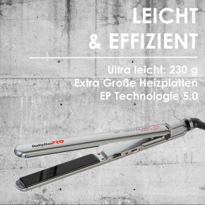 BaByliss Pro Glätteisen Sleek Expert EP silber (BAB2072EPE)