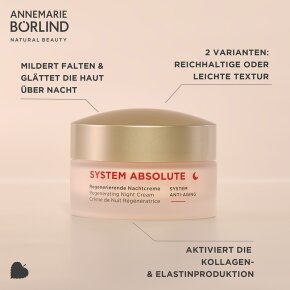 ANNEMARIE BÖRLIND SYSTEM ABSOLUTE Nachtcreme light 50 ml