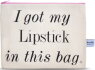 4LOU Vanity Bag Lipstick in this Bag - 100% Canvas Swarovski Applikationen