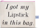 4LOU Vanity Bag Lipstick in this Bag - 100% Canvas Swarovski Applikationen