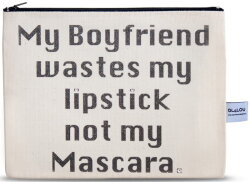 4LOU Vanity Bag My Boyfriend - 100% Canvas Swarovski Applikationen