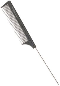 Hercules Sägemann Carbon Toupier-Nadelstielkamm C22 anthrazit 8¾