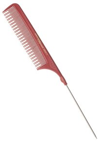 Hercules Sägemann Carbon Toupier-Nadelstielkamm C21 rot 8¾