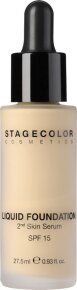 Stagecolor Cosmetics Liquid Foundation 2nd Skin Serum SPF 15 Cool Beige 27,5 ml