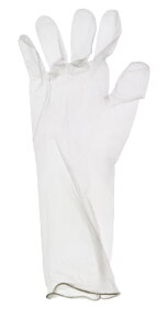 Schwarzkopf Frostweiße Vinyl Handschuhe lang - M (100 Stk.)