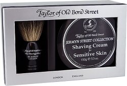 Taylor of Old Bond Street Jermyn Street Gift Box, Pure Badger 150 g