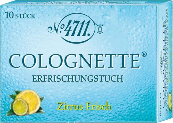 4011700746408 - Echt K&ouml lnisch Wasser Colognette Erfrischungst&uuml cher Citrus 10 Stk