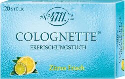 4711 Echt Kölnisch Wasser Colognette Erfrischungstücher 20 Stk.