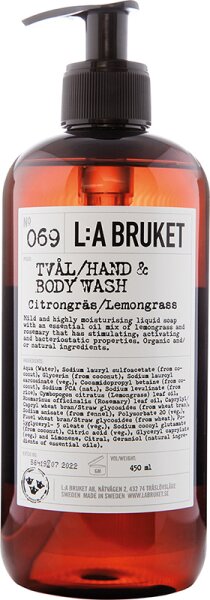 7350053230903 - LA Bruket Lemongrass No 069 Flüssigseife 7350053230903 - LA Bruket Lemongrass No 069 Flüssigseife