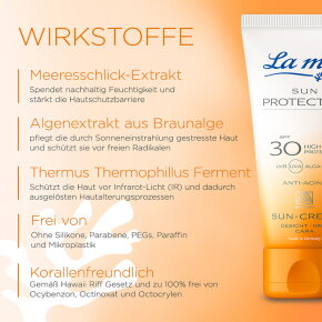 La mer Cuxhaven Sun Protection Sun-Cream SPF 30 Gesicht 50 ml