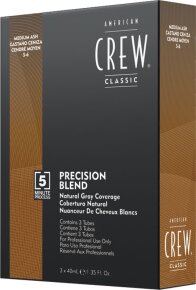 American Crew Precision Blend Haartönung Medium Ash 5-6 3 x 40 ml