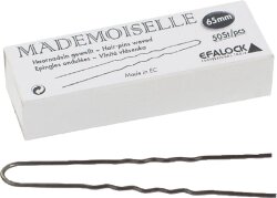 Efalock Mademoiselle Haarnadeln 65 mm lang 50 Stk. schwarz