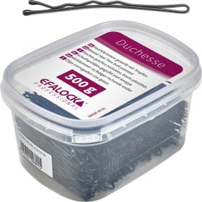 Efalock Duchesse Haarklemmen 7 cm 500 g braun