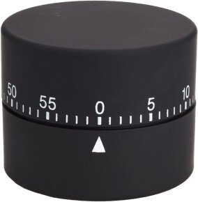 Efalock Timer ROUND mechanisch schwarz