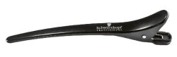Schwarzkopf Haar Clips schwarz 11,5 cm (10 Stk)