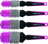 Swiss O-Par Profiline Rundbürste weiß pink schwarz Swiss O-Par Profiline Rundbürste weiß pink schwarz