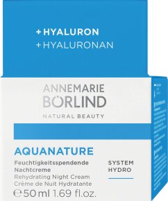 ANNEMARIE BÖRLIND AQUANATURE Feuchtigkeitsspendende Nachtcreme 50 ml