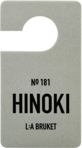 L:A Bruket No. 181 Fragrance Tag Hinoki