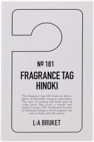 L:A Bruket No. 181 Fragrance Tag Hinoki